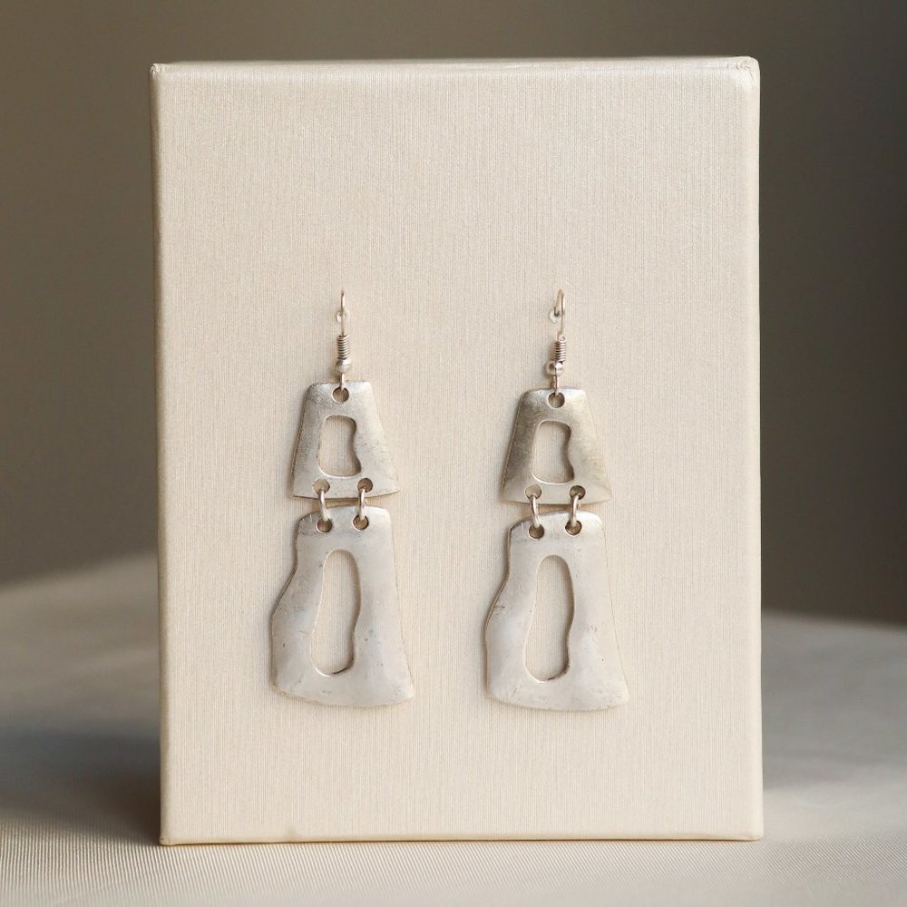ntique silver plated Turkish earings